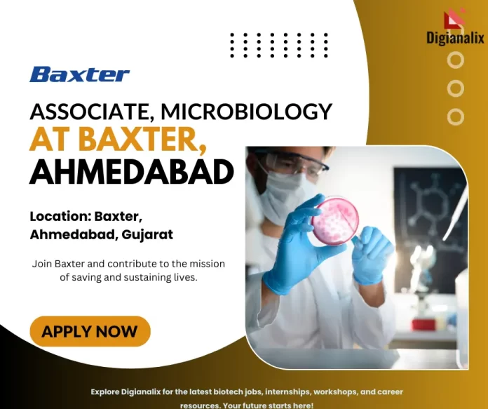 Associate, Microbiology at Baxter, Ahmedabad