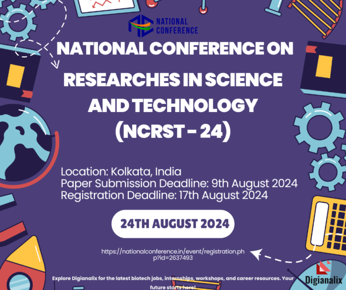 National Conference on Researches in Science and Technology (NCRST - 24) in Kolkata