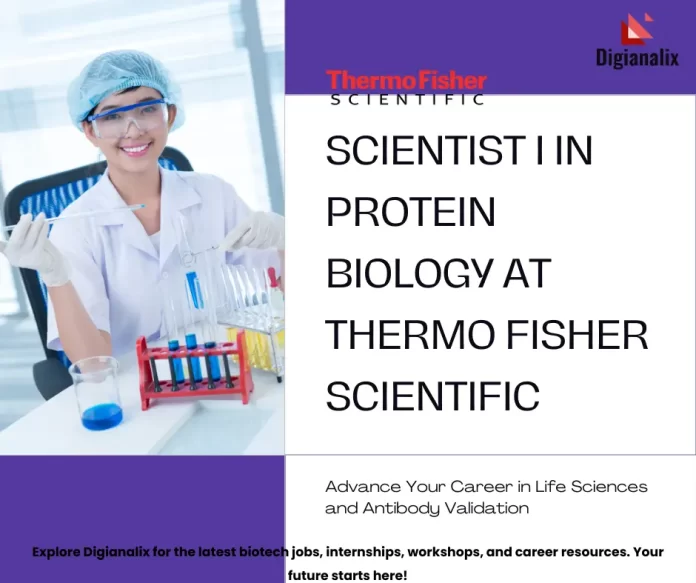 Scientist I Protein Biology Thermo Fisher Scientific Poster