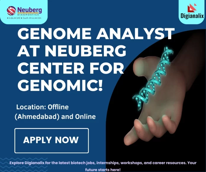 Genome Analyst Role at Neuberg CENTER FOR GENOMIC