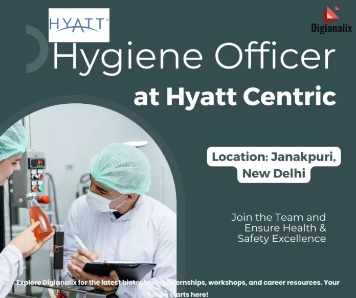 Hygiene Officer at Hyatt Centric Janakpuri, New Delhi