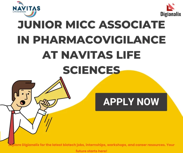 Junior MICC Associate Role at Navitas Life Sciences