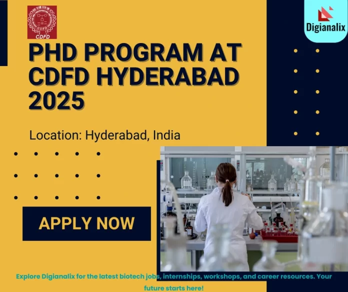 PhD Program at CDFD Hyderabad 2025