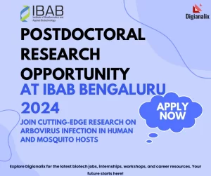 Postdoctoral Research Opportunity at IBAB Bengaluru 2024