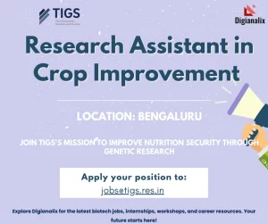 Research Assistant Role at TIGS