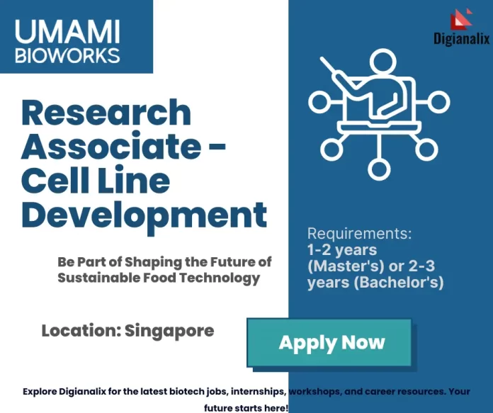 Research Associate at Umami Bioworks - Cellular Agriculture Careers