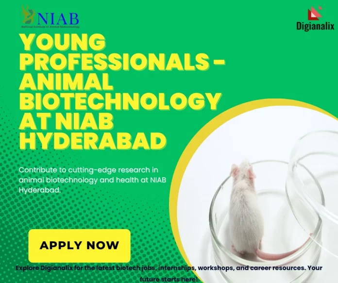 Young Professional Roles at NIAB Hyderabad