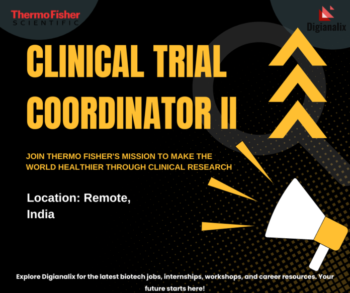 Clinical Trial Coordinator II Role at Thermo Fisher