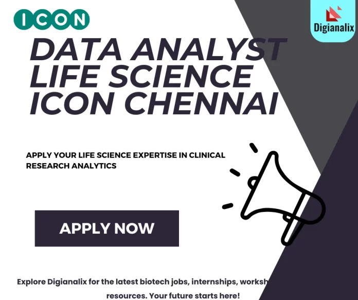 Data Analyst working on healthcare data at ICON plc in Chennai