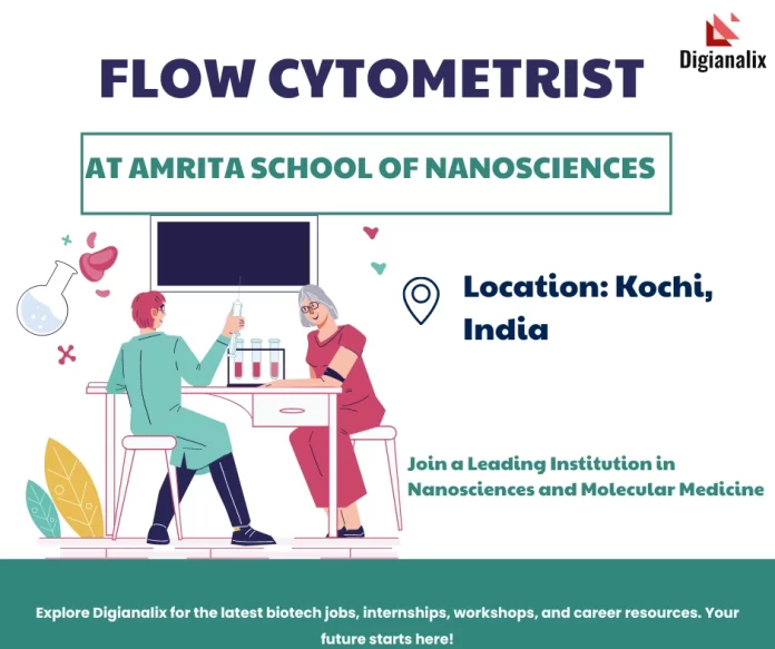 Flow Cytometrist at Amrita School of Nanosciences