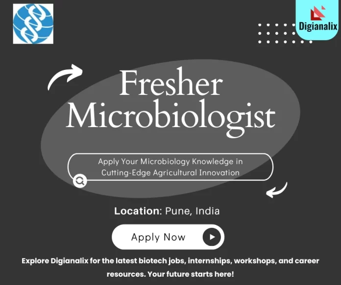 Fresher Microbiologist working at Kan Biosys Pune