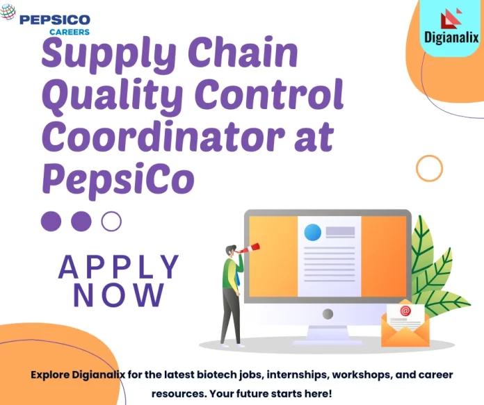 Quality control coordinator in food manufacturing at PepsiCo