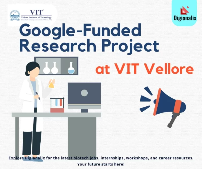 VIT Project Associate Opportunity in Google-Funded Rice Research