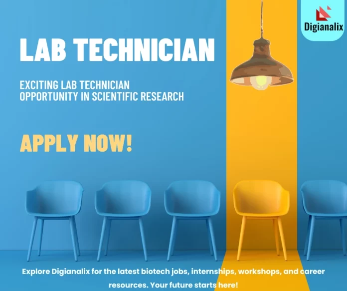 Lab Technician Position in Ahmedabad for Biology and Chemistry Graduates