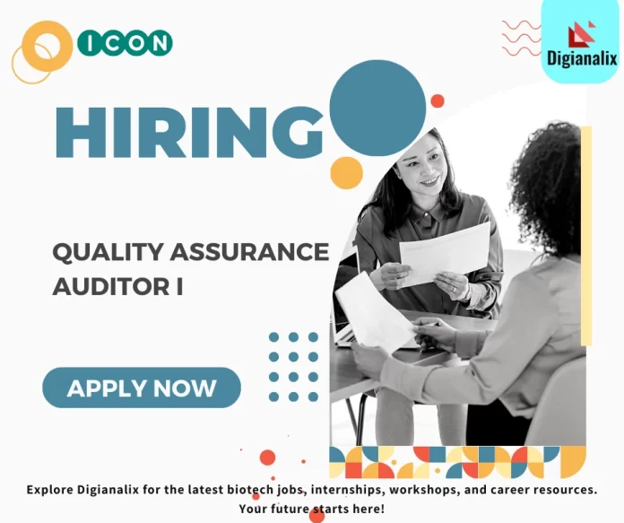 Quality Assurance Auditor Position at ICON plc, Chennai/Bangalore