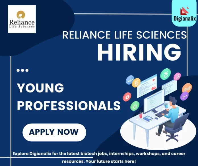 Young Professional Biotech Opportunity at Reliance Life Sciences