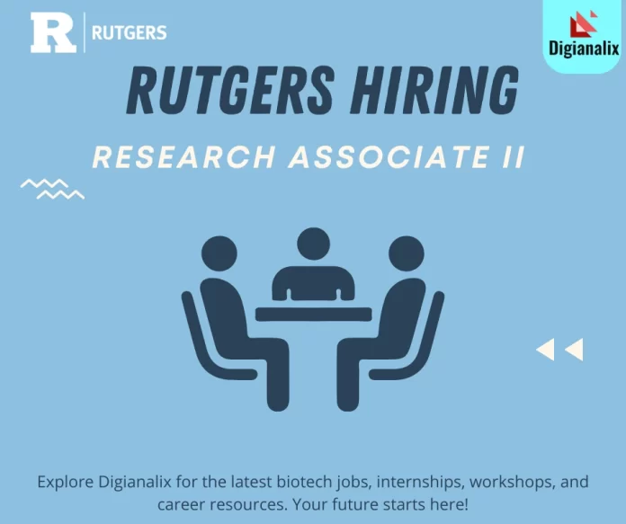 Rutgers RBHS Research Opportunity in Aging Science - Research Associate II Position