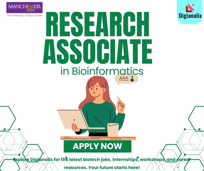 Research Associate in Bioinformatics position at University of Manchester Cancer Research Institute