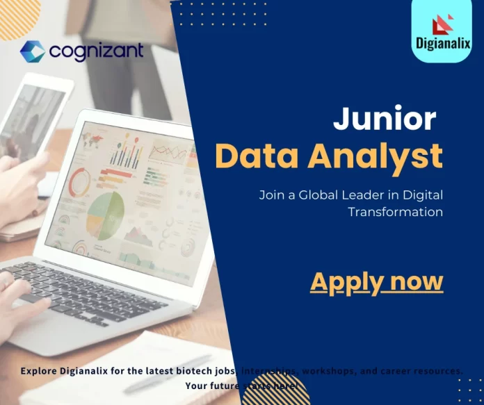 Junior Data Analyst Opportunity at Cognizant Kolkata