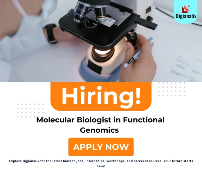 Molecular Biologist Job in Hyderabad – Functional Genomics