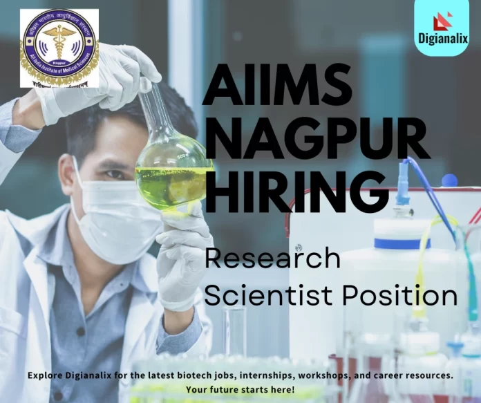 Research Scientist Position at AIIMS Nagpur Molecular Lab