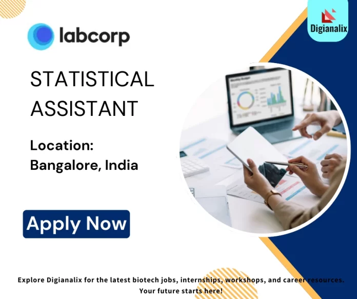 Statistical Assistant Opportunity at Labcorp in Bangalore, India