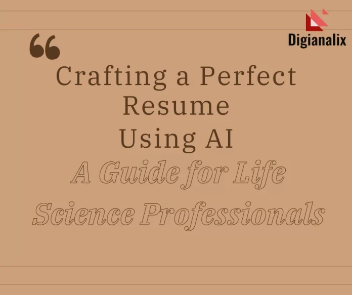 AI-powered resume tips for biotechnology, bioinformatics, and life sciences professionals, focusing on customization, skills, and achievements.