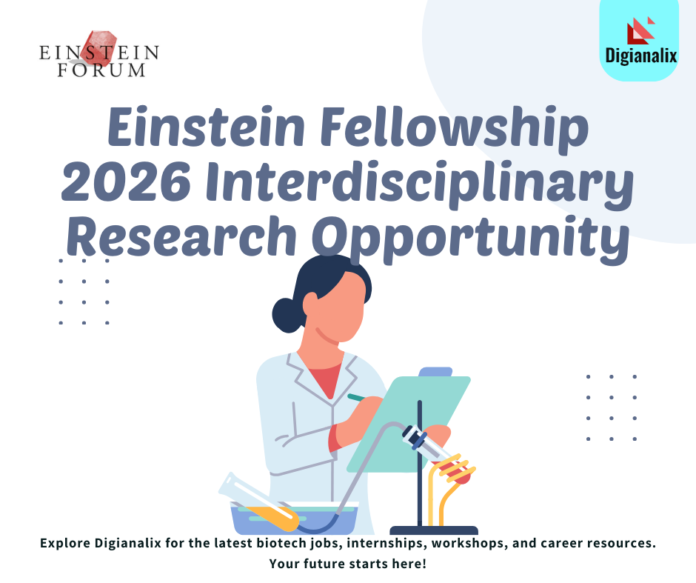 Einstein Fellowship 2026 Interdisciplinary Research Opportunity