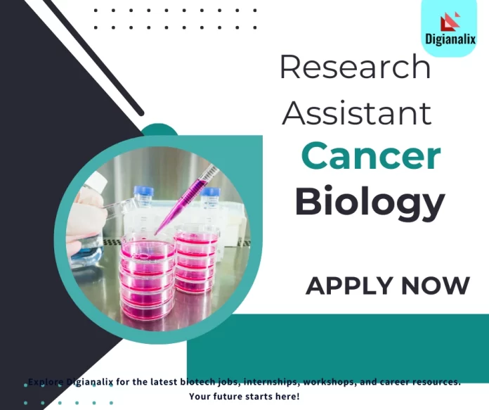 Research Assistant Job Pune | Cancer Biology & Molecular Research